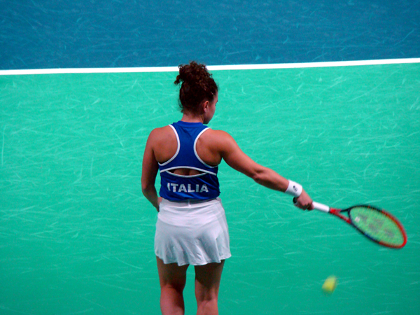 Jasmine Paolini alla Billie Jean King Cup 2024 (foto © Rita Carla Francesca Monticelli)